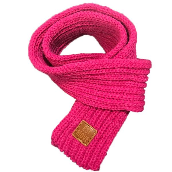 Children Boys Girls Knitted Scarf Acrylic Fiber Solid Color Thickened Winter Neck Warmer Shawl Rubber Letters Patch Scarves 517D
Children Boys Girls Knitted Scarf Acrylic Fiber Solid Color Thickened Winter Neck Warmer Shawl Rubber Letters Patch Scarves 517D