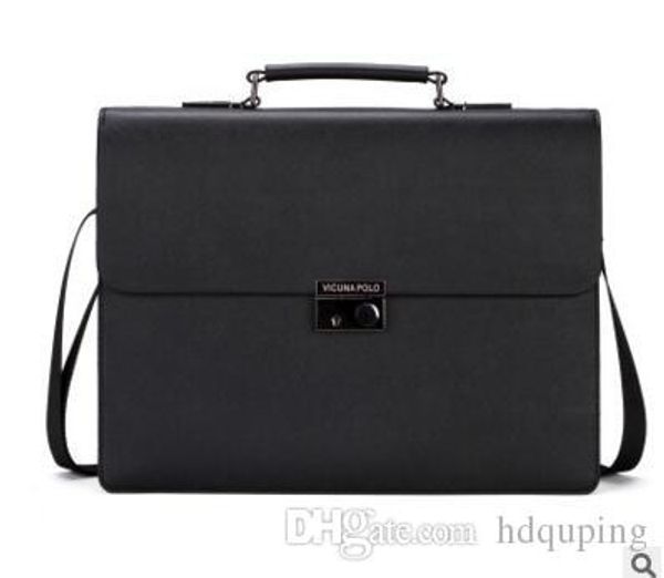 wholesale- vicuna polo famous brand business men briefcase bag with theftproof lock black ol men's handbag luxury office maletin hombre
wholesale- vicuna polo famous brand business men briefcase bag with theftproof lock black ol men's handbag luxury office maletin hombre