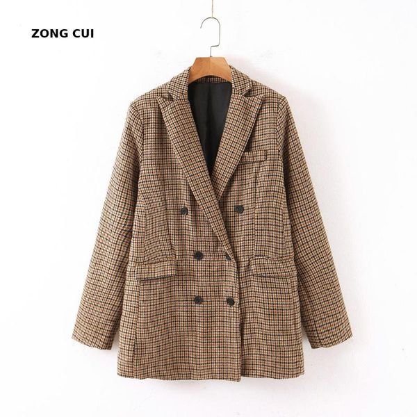 women formal tweed plaid blazers houndstooth notched collar long sleeve pockets coats office wear casual xs, White;black
women formal tweed plaid blazers houndstooth notched collar long sleeve pockets coats office wear casual xs, White;black
