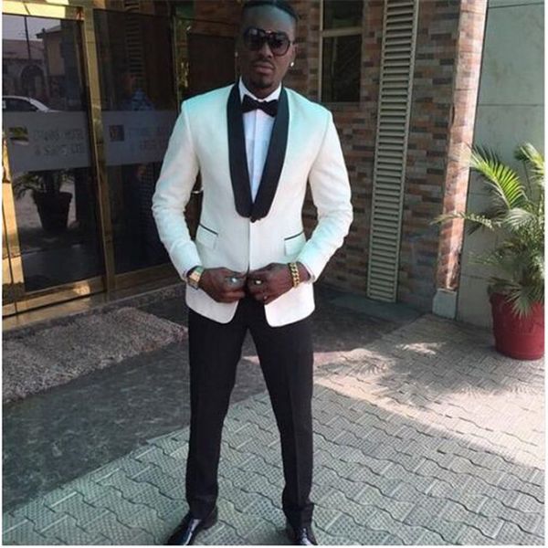 classic with black shawl lapel men suits for wedding 2pieces(jacket+pants+tie) groom tuxedos slim fit latest design blazer, White;black
classic with black shawl lapel men suits for wedding 2pieces(jacket+pants+tie) groom tuxedos slim fit latest design blazer, White;black