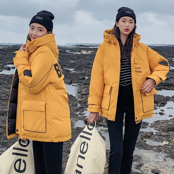 women's trench coats fashion 2021 winter jacket women plus size coat hooded warm cotton padded parkas for sz02, Tan;black
women's trench coats fashion 2021 winter jacket women plus size coat hooded warm cotton padded parkas for sz02, Tan;black
