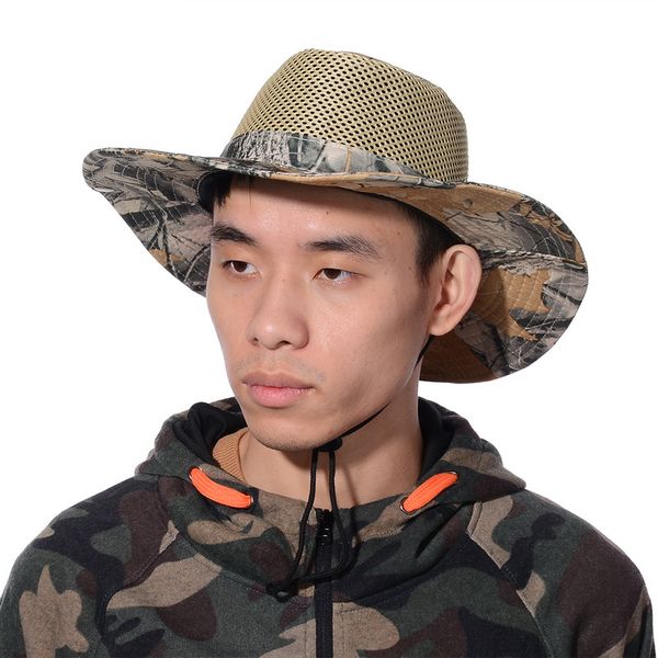 outdoor camo bucket cap wide brim sun hats mesh polyester uv protect bush hat for hunting hiking fishing camping
outdoor camo bucket cap wide brim sun hats mesh polyester uv protect bush hat for hunting hiking fishing camping
