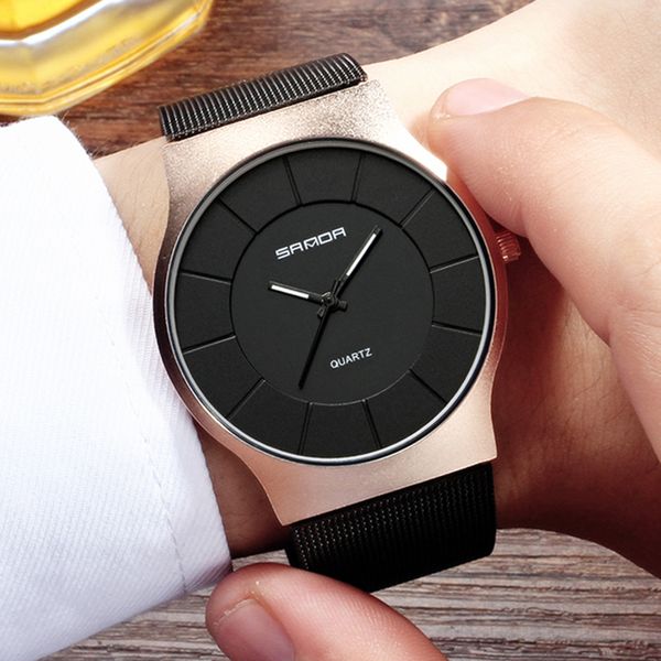 2019 sanda men simple watches men's fashion casual ultra thin watches waterproof rose gold black male clock relogio, Slivery;brown
2019 sanda men simple watches men's fashion casual ultra thin watches waterproof rose gold black male clock relogio, Slivery;brown