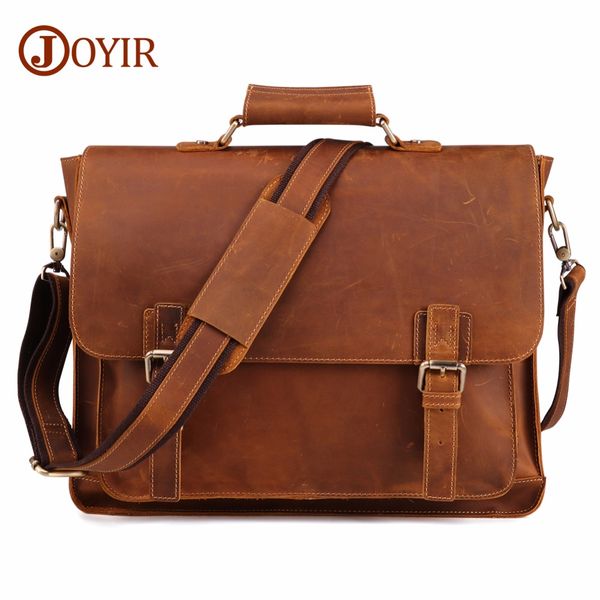 joyir crazy horse genuine leather men briefcase casual messenger lapbag business men briefcase bag for document shoulder
joyir crazy horse genuine leather men briefcase casual messenger lapbag business men briefcase bag for document shoulder