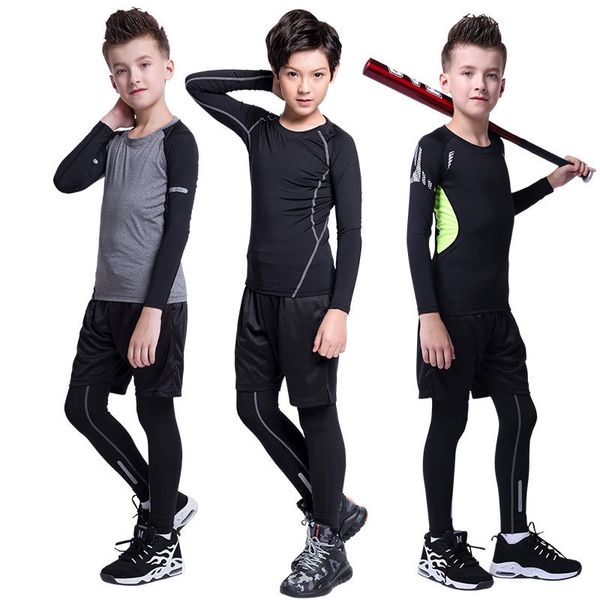 kids sports suit compression jersey+pants children boxing rashguard running basketball tight trousers teenagers mma sportswear, Black;red
kids sports suit compression jersey+pants children boxing rashguard running basketball tight trousers teenagers mma sportswear, Black;red
