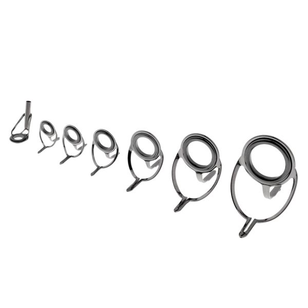 7pcs spinning rod guides tip with eyelets, fishing rod guide replacement tip spare parts repair
7pcs spinning rod guides tip with eyelets, fishing rod guide replacement tip spare parts repair