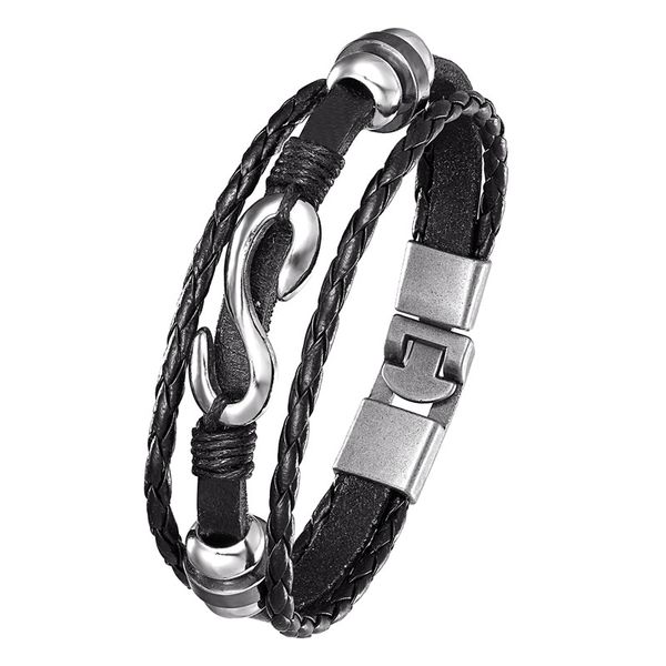 beaded, strands lucky vintage leather bracelet men's alloy hook multilayer weave woman pulseira masculina 7.87 ", Black
beaded, strands lucky vintage leather bracelet men's alloy hook multilayer weave woman pulseira masculina 7.87 ", Black