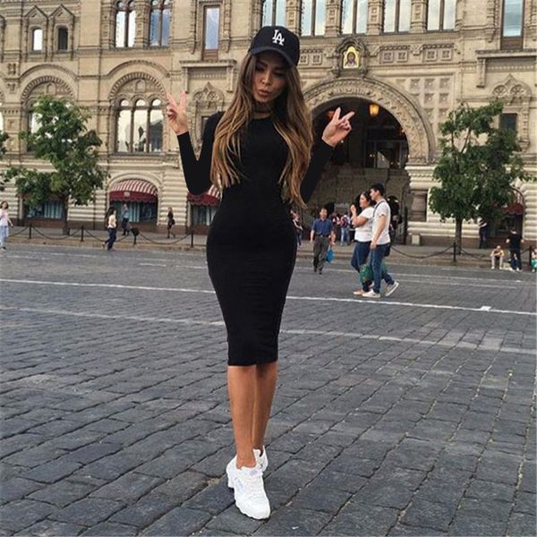 2019 осень горячие тонкий bodycon платье женщин сплошной цвет chic платья партии вскользь сна носите внутри wear vestidos платье карандаша, Black;gray
2019 осень горячие тонкий bodycon платье женщин сплошной цвет chic платья партии вскользь сна носите внутри wear vestidos платье карандаша, Black;gray