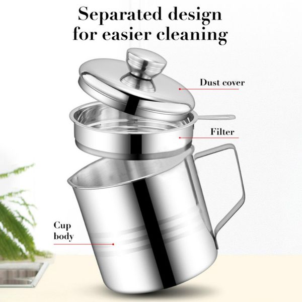 kitchen cooking tool oil filter storage can grease strainer pot oil strainer container restaurant dispenser kitchen supplies
kitchen cooking tool oil filter storage can grease strainer pot oil strainer container restaurant dispenser kitchen supplies
