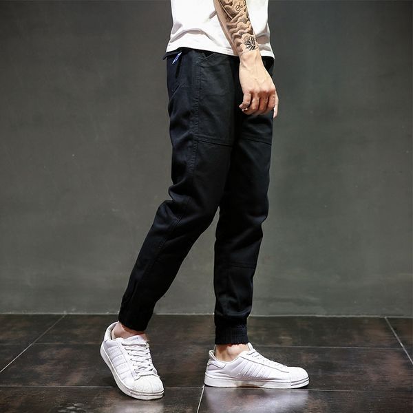 european american fashion streetwear mens jeans jogger pants youth fashion summer ankle banded pants brand boot cut jeans, Blue
european american fashion streetwear mens jeans jogger pants youth fashion summer ankle banded pants brand boot cut jeans, Blue