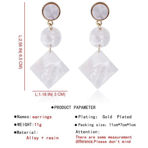 wholesale-earrings geometric diamond earrings in autumn and winter resin fashionable simple ear pendant dangle chandelier women girl earring, Silver
wholesale-earrings geometric diamond earrings in autumn and winter resin fashionable simple ear pendant dangle chandelier women girl earring, Silver