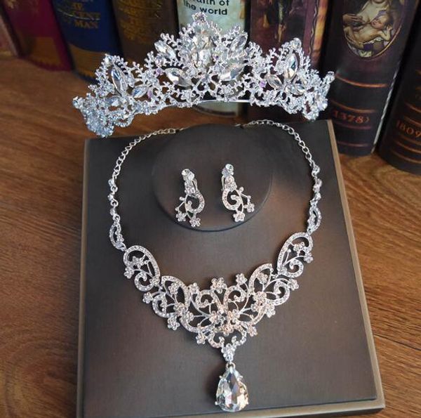 wedding party dress accessories bridal headpieces crown necklace earrings set designer jewelry fashion jewelry diamonds banquet dresses wome, Silver
wedding party dress accessories bridal headpieces crown necklace earrings set designer jewelry fashion jewelry diamonds banquet dresses wome, Silver