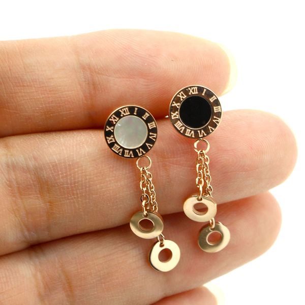 aretes mujer korean style round numberal shell earrings freind gift stainless steel link chains hollow out drop earring jewlery, Silver
aretes mujer korean style round numberal shell earrings freind gift stainless steel link chains hollow out drop earring jewlery, Silver