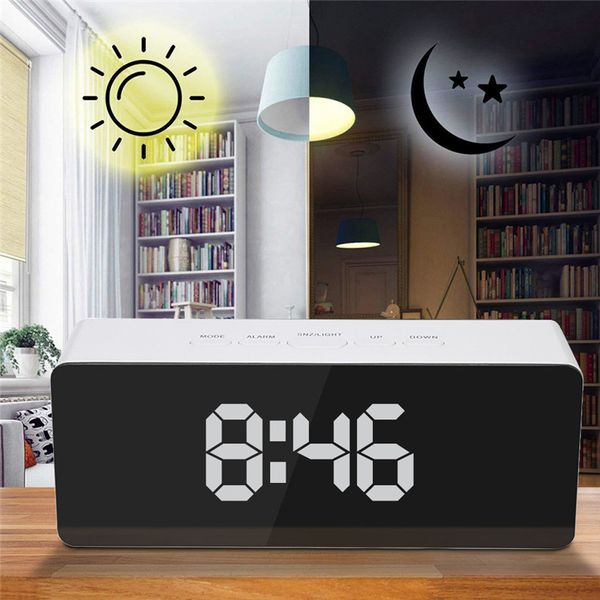 mirror alarm clock led digital alarm clock night light display mirror lamp 14x5.5x3.6cm 40dec16
mirror alarm clock led digital alarm clock night light display mirror lamp 14x5.5x3.6cm 40dec16