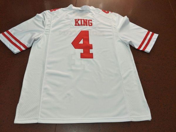 пользовательские мужчины hou cougars eriq king № 4 real full college college jersey smize s-4xl или пользовательское имя или номер джерси, Black;red
пользовательские мужчины hou cougars eriq king № 4 real full college college jersey smize s-4xl или пользовательское имя или номер джерси, Black;red