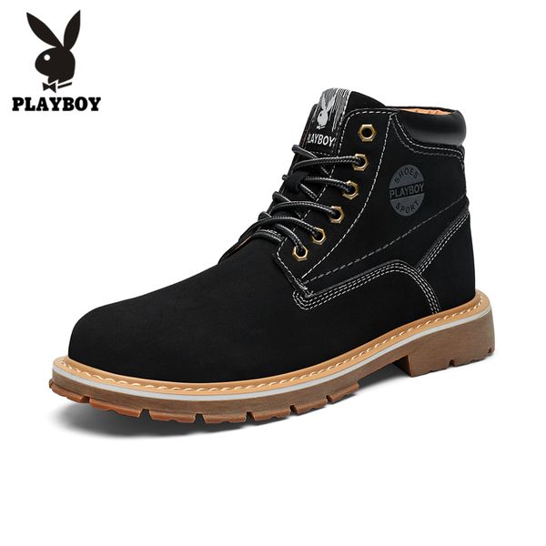 playboy new genuine leather outdoor ankle boots male lace up anti-slip boots british sneakers plus size 44 zapatos de hombre, Black;brown
playboy new genuine leather outdoor ankle boots male lace up anti-slip boots british sneakers plus size 44 zapatos de hombre, Black;brown