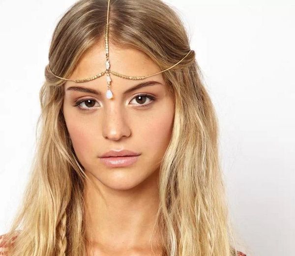 2017 bohemia simple tassel hair band bride wedding jewelry triangle opal shells headbands chain for women fashion hair accessories, Silver
2017 bohemia simple tassel hair band bride wedding jewelry triangle opal shells headbands chain for women fashion hair accessories, Silver