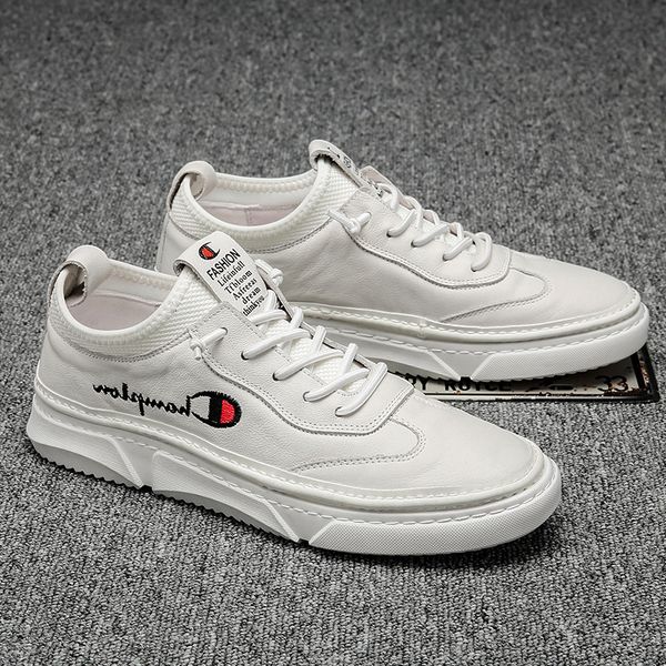 genuine leather skate shoes 2019 season male shoe shoe small white shoes man soft bottom all-match leisure time leather shoes, Black
genuine leather skate shoes 2019 season male shoe shoe small white shoes man soft bottom all-match leisure time leather shoes, Black