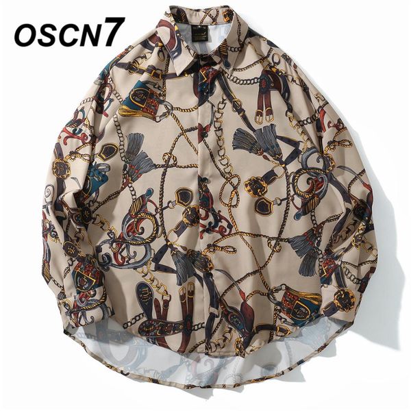 oscn7 2019 casual print long sleeve shirt men streetwear summer hawaii beach women fashion oversize long sleeve shirts mens 3839, White;black
oscn7 2019 casual print long sleeve shirt men streetwear summer hawaii beach women fashion oversize long sleeve shirts mens 3839, White;black