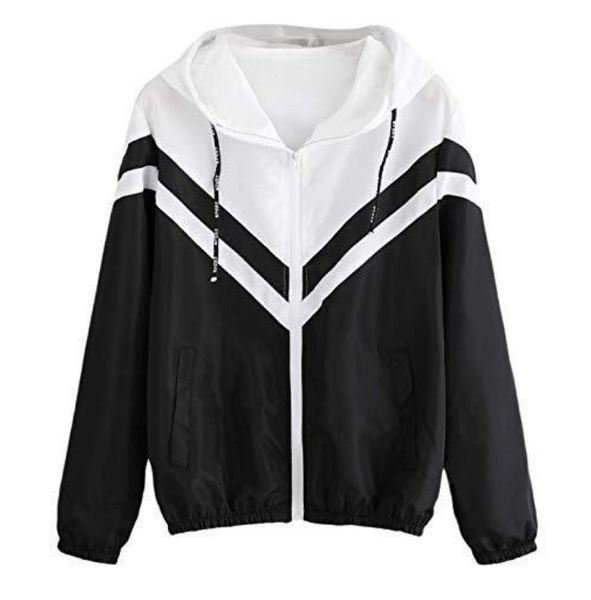 fashion women jackets designer windbreaker patchwork zipper hoodies brand sports coat thin outerwear s-xl, Black;brown
fashion women jackets designer windbreaker patchwork zipper hoodies brand sports coat thin outerwear s-xl, Black;brown