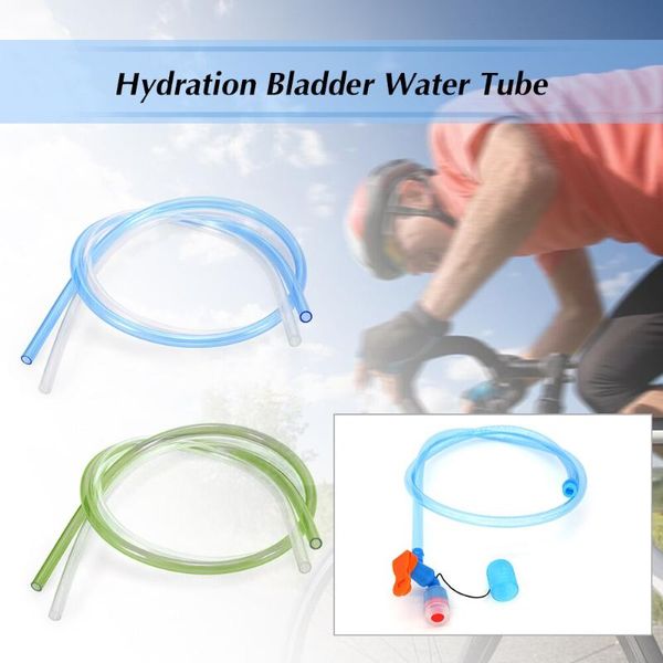# 2pcs Hydration Bladder Tube Outdoor Water Bag Soft Drinking Flask Hose Hydration Bladder Cycling Hiking Travel Waterbag Tube