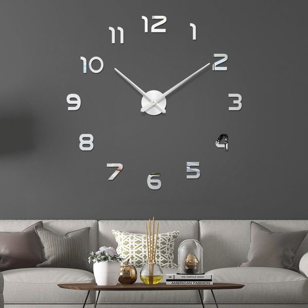 48'' clock watch wall clocks horloge 3d diy acrylic mirror stickers home decoration living room quartz needle black golden slive
48'' clock watch wall clocks horloge 3d diy acrylic mirror stickers home decoration living room quartz needle black golden slive