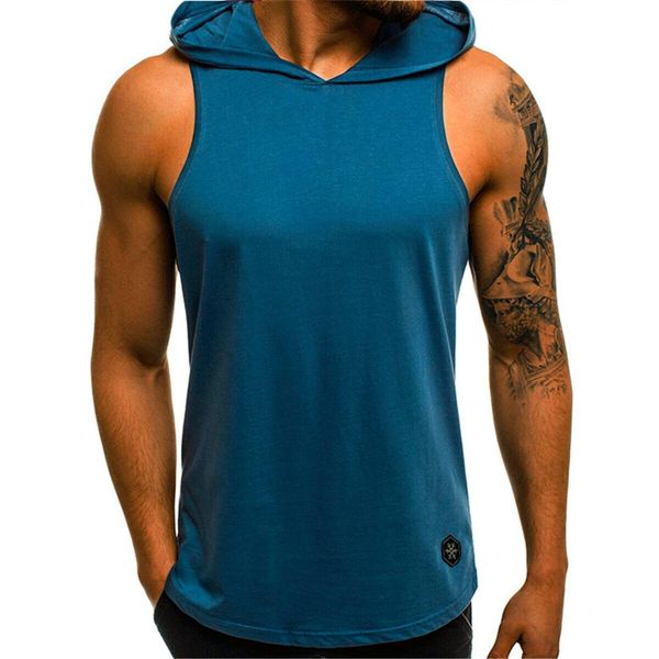 summer mens casual muscle hoodie sleeveless tank bodybuilding gym workout sleeveless vest, White;black
summer mens casual muscle hoodie sleeveless tank bodybuilding gym workout sleeveless vest, White;black