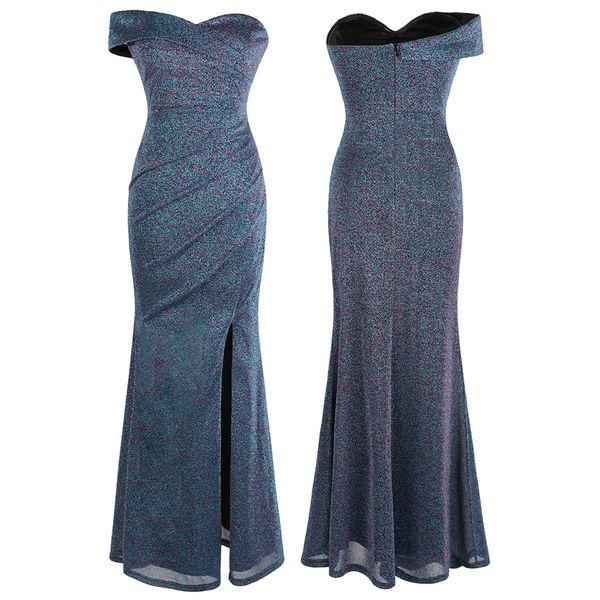 angel-fashions pleated evening dress off shoulder long mermaid slit formal women's party gown homecoming blue 443, Black;red
angel-fashions pleated evening dress off shoulder long mermaid slit formal women's party gown homecoming blue 443, Black;red