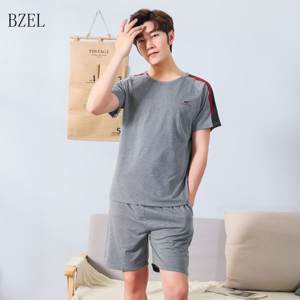 bzel pajama sets men pyjamas homme leisure male nightwear cotton sleepwear summer 2 pcs set pijamas men plus size + shorts, Black;brown
bzel pajama sets men pyjamas homme leisure male nightwear cotton sleepwear summer 2 pcs set pijamas men plus size + shorts, Black;brown