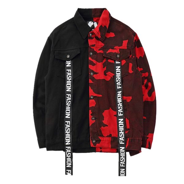 streetwear hip hop fashion denim jacket cotton camouflage splicing bomber jacket men ribbon jeans jackets coats autumn us size, Black;brown
streetwear hip hop fashion denim jacket cotton camouflage splicing bomber jacket men ribbon jeans jackets coats autumn us size, Black;brown