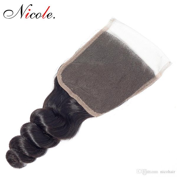 nicole hair malaysian loose wave 4*4 lace closure three/middle /part 100% human hair non remy 8-20" natural color hair ing, Black
nicole hair malaysian loose wave 4*4 lace closure three/middle /part 100% human hair non remy 8-20" natural color hair ing, Black