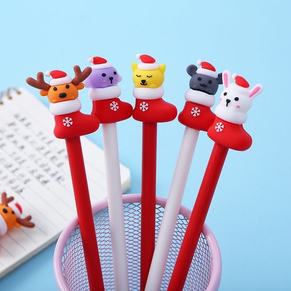 4 pcs / lot gel pen christmas pen stylo kawaii stationery cute pens for school supplies papeleria caneta kawaii set gel-ink
4 pcs / lot gel pen christmas pen stylo kawaii stationery cute pens for school supplies papeleria caneta kawaii set gel-ink