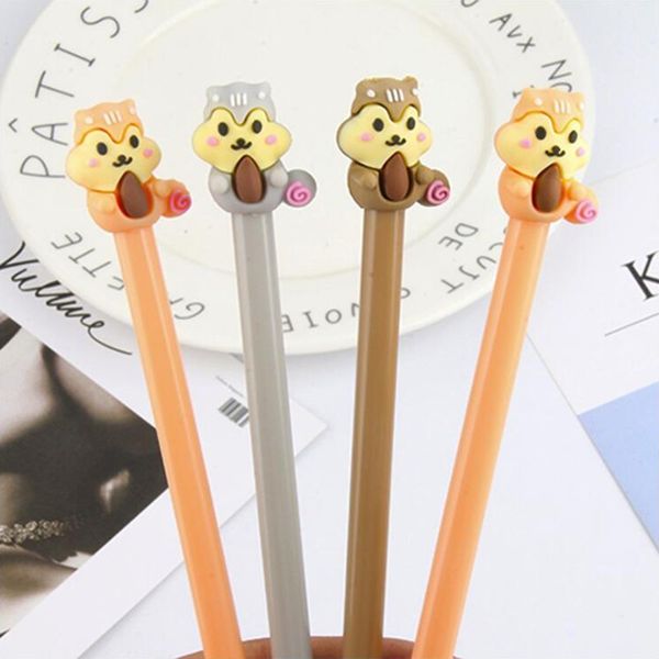 3pcs cartoon squirrel gel pen diy office stationery and school supplies smooth writing black ink pen 0.5mm
3pcs cartoon squirrel gel pen diy office stationery and school supplies smooth writing black ink pen 0.5mm