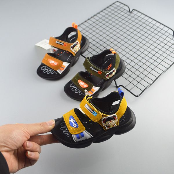2020 summer new boys' sandals jimmy bear pu sole on-line boy's shoes non-slip children's sandals wear-resistant nubuck leathe, Black;red
2020 summer new boys' sandals jimmy bear pu sole on-line boy's shoes non-slip children's sandals wear-resistant nubuck leathe, Black;red