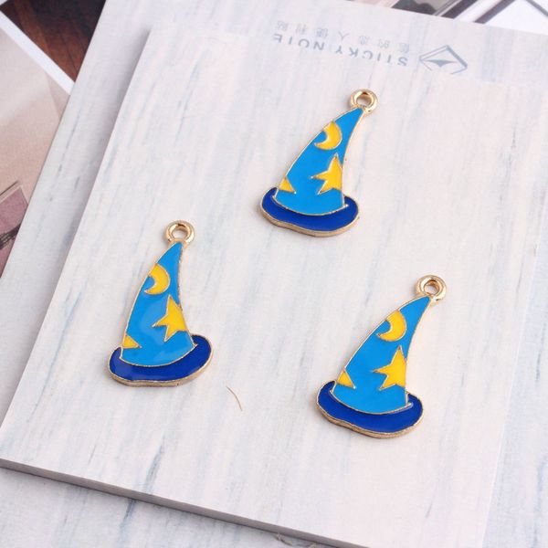 100pcs/lot 26*14mm enamel magic hat charms, dangle fashion wizard cap pendants for bracelet earrings jewelry making, Bronze;silver
100pcs/lot 26*14mm enamel magic hat charms, dangle fashion wizard cap pendants for bracelet earrings jewelry making, Bronze;silver