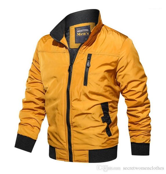 color coat casual mens zipper outerwear designer mens jacket fashion slim solid, Black;brown
color coat casual mens zipper outerwear designer mens jacket fashion slim solid, Black;brown