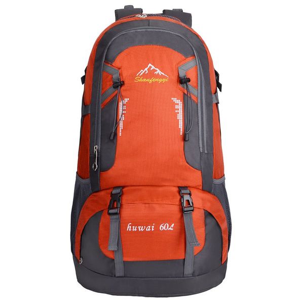 60l waterproof outdoor backpack sports bag for hiking travel mountaineering rock climbing trekking camping - orange
60l waterproof outdoor backpack sports bag for hiking travel mountaineering rock climbing trekking camping - orange