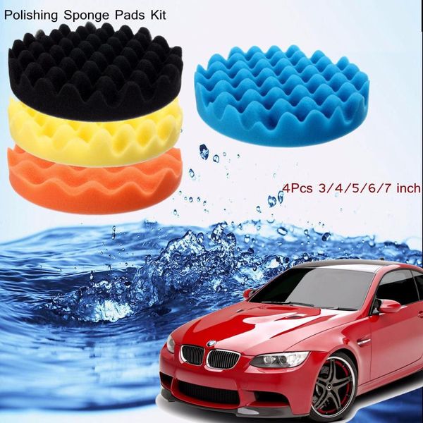 4pcs 3 / 4 / 5 6 7 inch buffing polishing sponge pads kit for car polisher buffer
4pcs 3 / 4 / 5 6 7 inch buffing polishing sponge pads kit for car polisher buffer