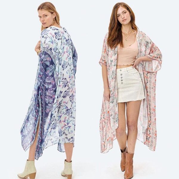 women dolman sleeve floral print patchwork chiffon kimono bathing suit cover up wrap sarong beachwear sun dress summer clothes
women dolman sleeve floral print patchwork chiffon kimono bathing suit cover up wrap sarong beachwear sun dress summer clothes