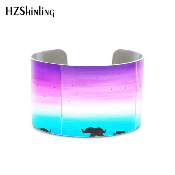 2020 elephant art animal art painting bangle nursery bracelet swallow birds loving metal jewelry valentine's gift, Black
2020 elephant art animal art painting bangle nursery bracelet swallow birds loving metal jewelry valentine's gift, Black