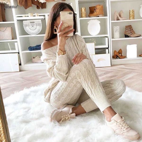 осень новый хлопок костюм женщины 2 two piece set свитер top two костюм o neck knit set outwear вязаная set, White
осень новый хлопок костюм женщины 2 two piece set свитер top two костюм o neck knit set outwear вязаная set, White