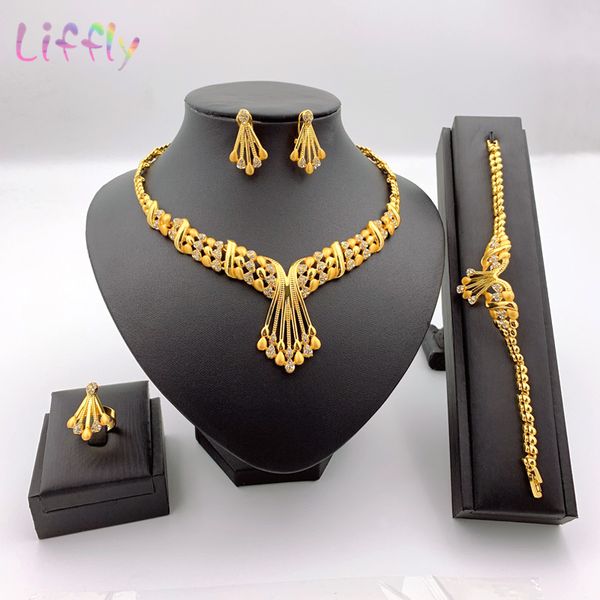 earrings & necklace fashion jewelry sets party women hollow bracelet banquet ring classic crystal, Silver
earrings & necklace fashion jewelry sets party women hollow bracelet banquet ring classic crystal, Silver