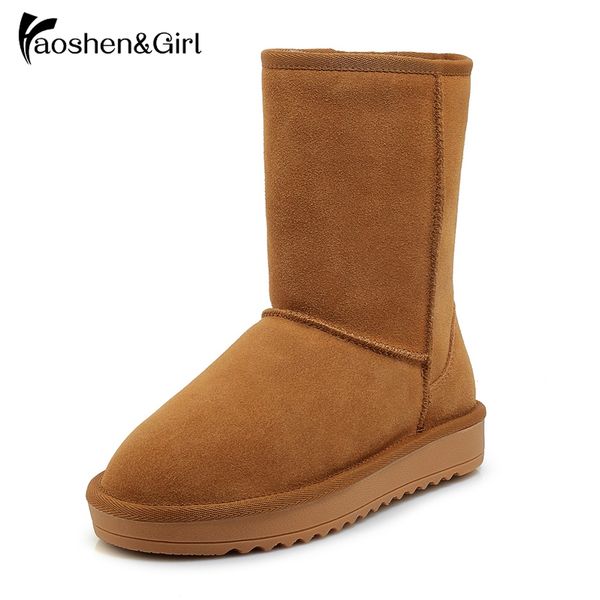 haoshen&girl women's genuine real leather water resistant winter boot classic half-short snow boot outdoor boots for women, Black
haoshen&girl women's genuine real leather water resistant winter boot classic half-short snow boot outdoor boots for women, Black