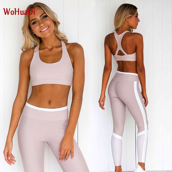 wohuadi 2 piece women seamless yoga suit sportswear fitness sport gym running set striped patchwork sports bra+leggings sets
wohuadi 2 piece women seamless yoga suit sportswear fitness sport gym running set striped patchwork sports bra+leggings sets