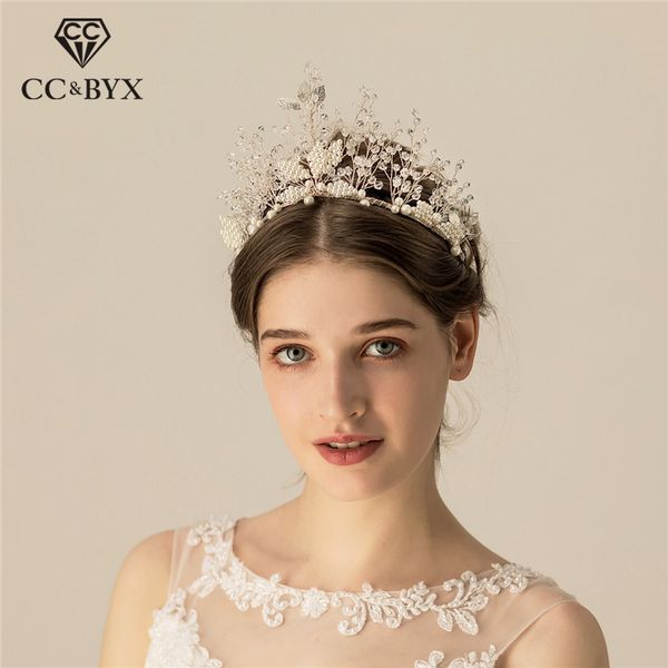 cc tiaras and crowns hairbands luxury cubic zircon jewelry wedding hair accessories for brides fine jewelry o881, Golden;white
cc tiaras and crowns hairbands luxury cubic zircon jewelry wedding hair accessories for brides fine jewelry o881, Golden;white