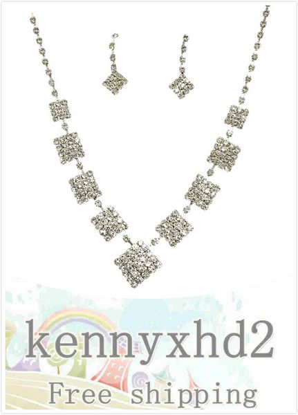 new women's rhinestone jewelry necklace korean bridal jewelry two piece fashion alloy diamond jewelry necklace, Silver
new women's rhinestone jewelry necklace korean bridal jewelry two piece fashion alloy diamond jewelry necklace, Silver