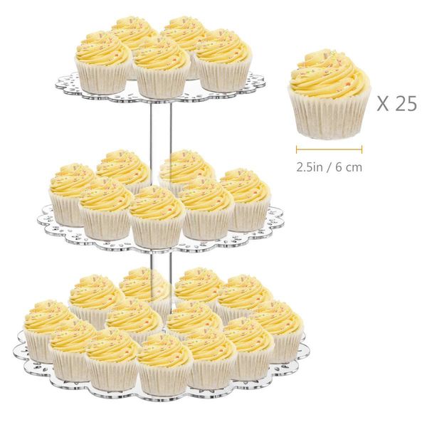 3/5 tier cake stand acrylic cake display stand transparent tray cupcake holder wedding birthday cake rack decor tools
3/5 tier cake stand acrylic cake display stand transparent tray cupcake holder wedding birthday cake rack decor tools