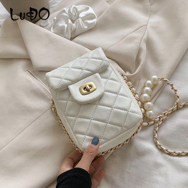 lucdo small women messenger bags chain phone bag casual plaid leather ladies' crossbody bags for women 2020 sac
lucdo small women messenger bags chain phone bag casual plaid leather ladies' crossbody bags for women 2020 sac