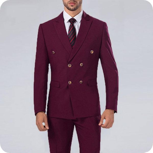 latest designs burgundy men suits man blazer jacket 2piece double breasted big peaked lapel coat pant new fashion costume homme prom wear, Black;gray
latest designs burgundy men suits man blazer jacket 2piece double breasted big peaked lapel coat pant new fashion costume homme prom wear, Black;gray