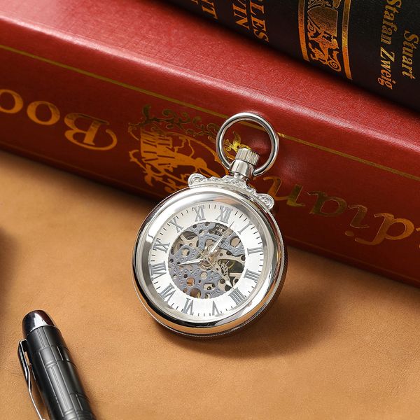2019 fashion hollow mechanical pocket watch silver c453, Slivery;golden
2019 fashion hollow mechanical pocket watch silver c453, Slivery;golden